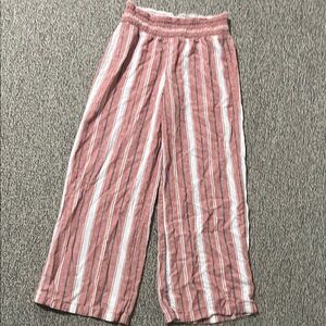 Red and White Striped Pants